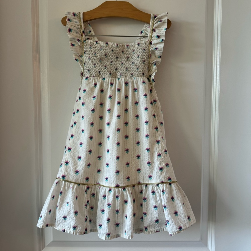 Little Girl EGG Floral Ikat Coralia Dress